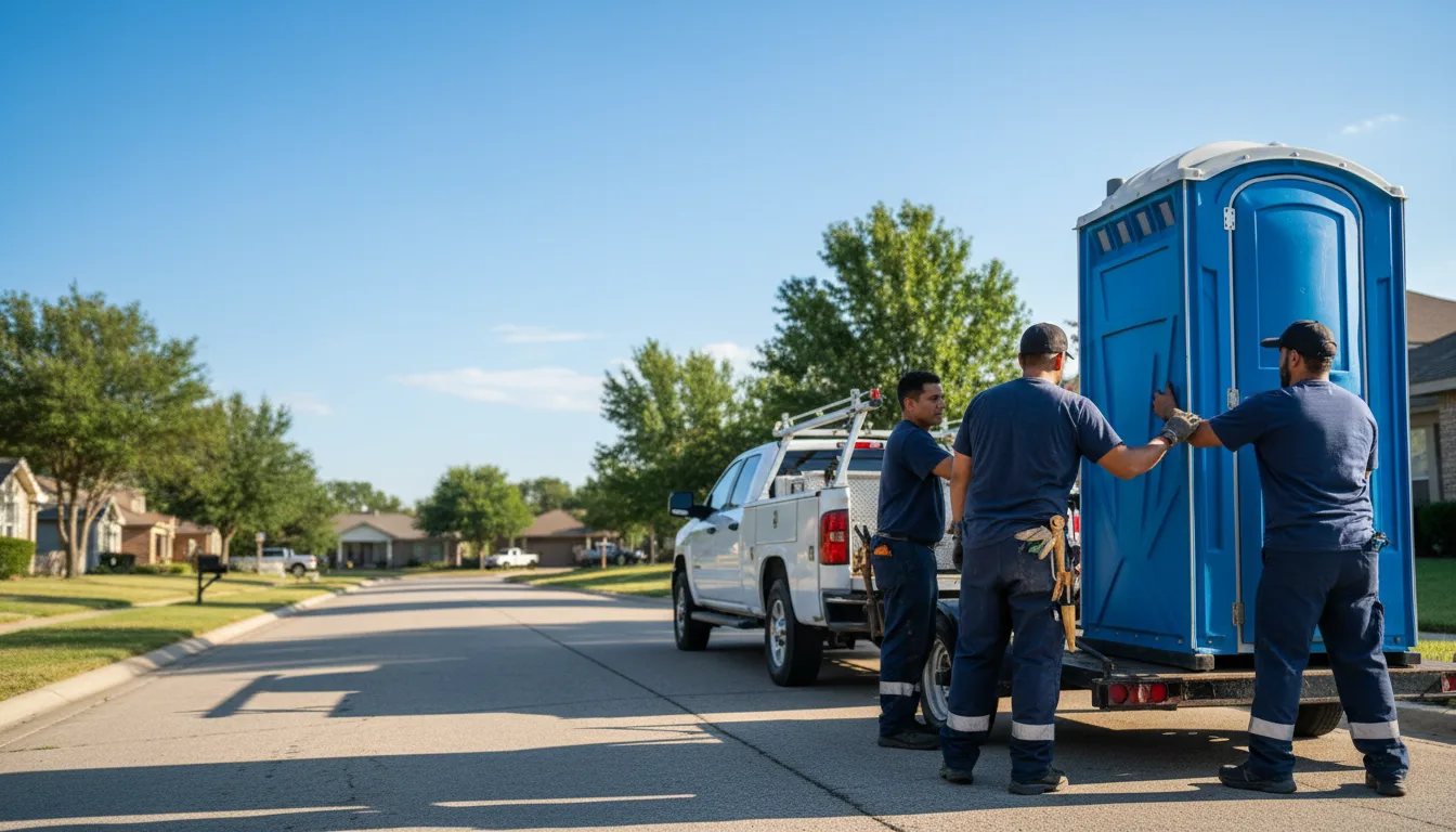 Portable Toilet Rental in Gillett, TX near me